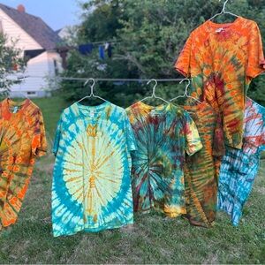 Tie dye T-shirts
